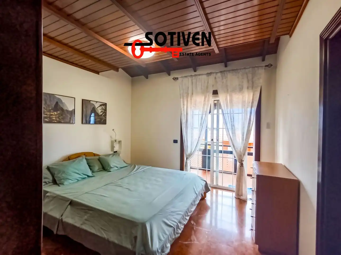 Dormitori de Casa o xalet de lloguer en Adeje amb Terrassa, Balcó i Piscina comunitària