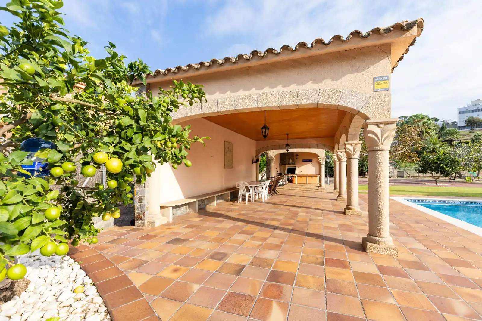 Terrassa de Casa o xalet en venda en Mataró amb Terrassa i Piscina
