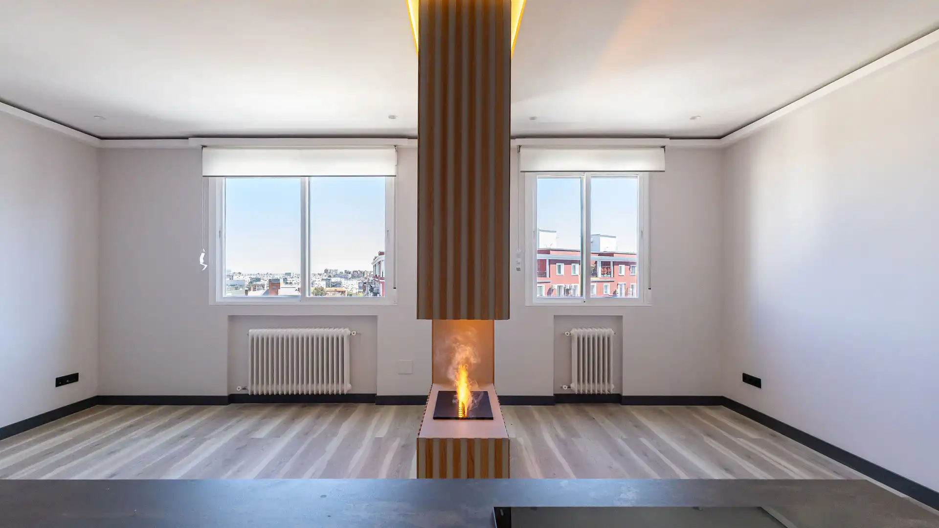 Sala de estar de Piso en venta en  Madrid Capital con Aire acondicionado, Calefacción y Piscina