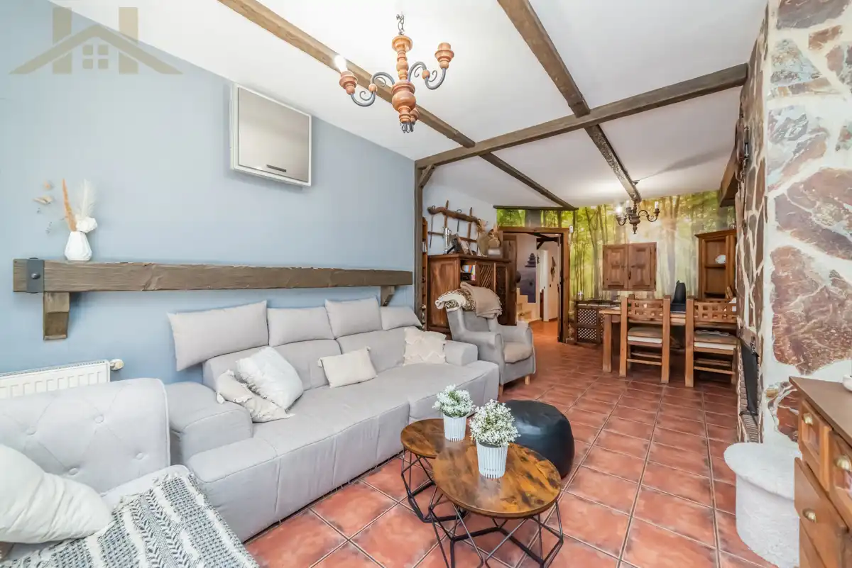 Living room of Detached homes for sale in San Martín de la Vega  with Air Conditioner, Heating and Private garden