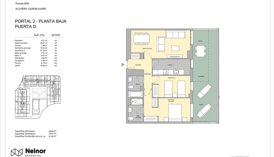 Foto 1 de Piso en venta en    Avenida Castilla, Alovera, Guadalajara