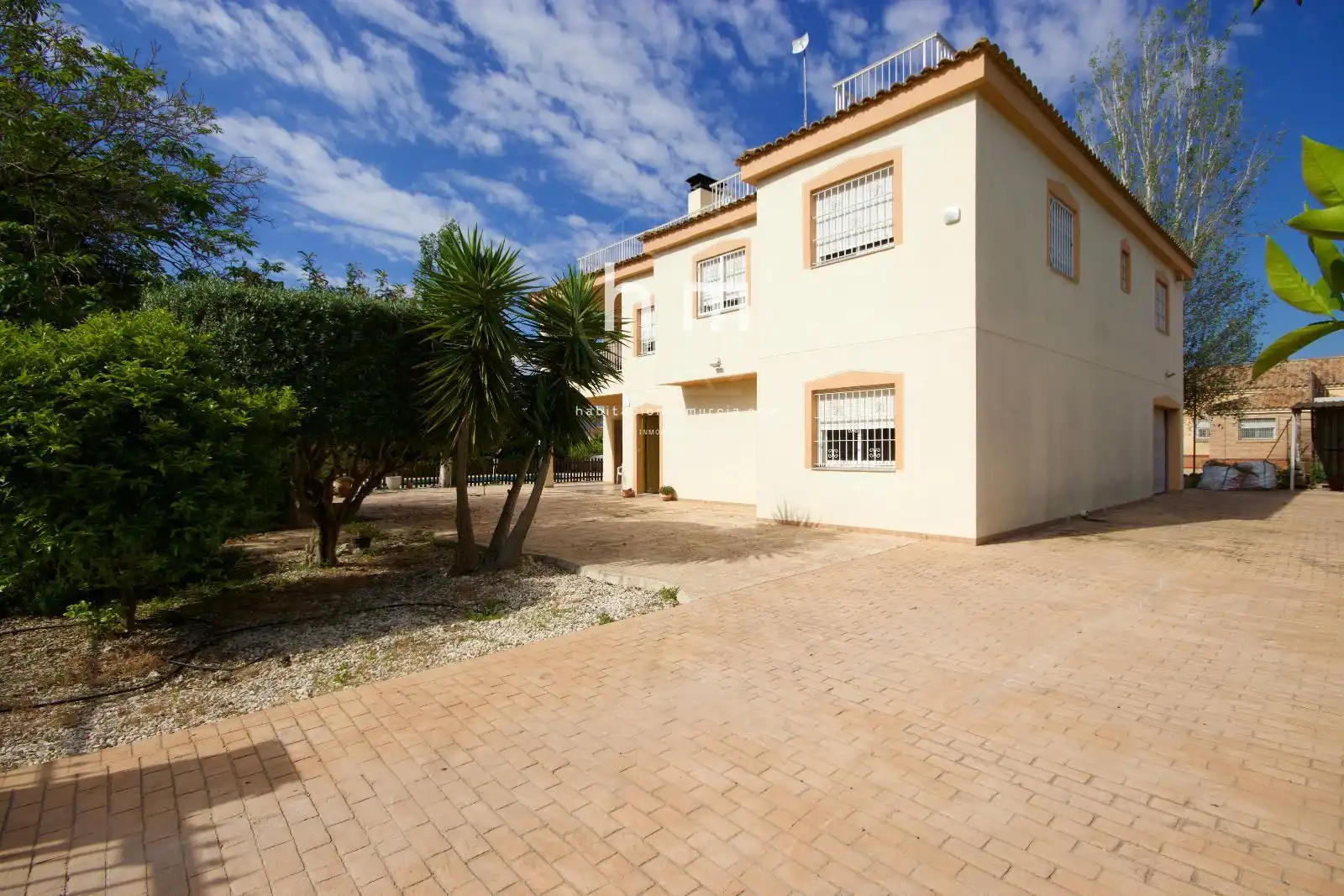 Exterior view of Houses for sale in Murcia  with Air Conditioner, Parquet flooring and Storage room
