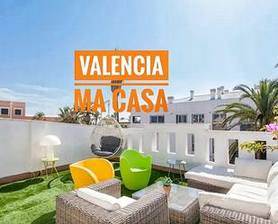 Terrace of House or chalet to rent in  Valencia Capital  with Air Conditioner, Heating and Private garden