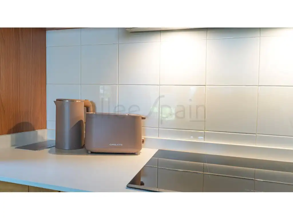 Kitchen of Apartments for rent in Benalmádena  with Air Conditioner, Heating and Private garden