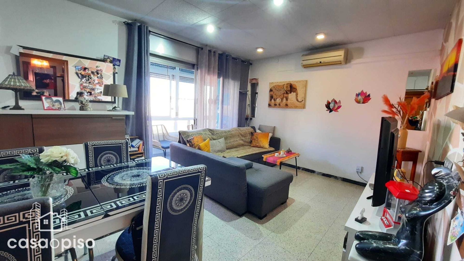 Living room of Flat for sale in Terrassa  with Heating and Terrace