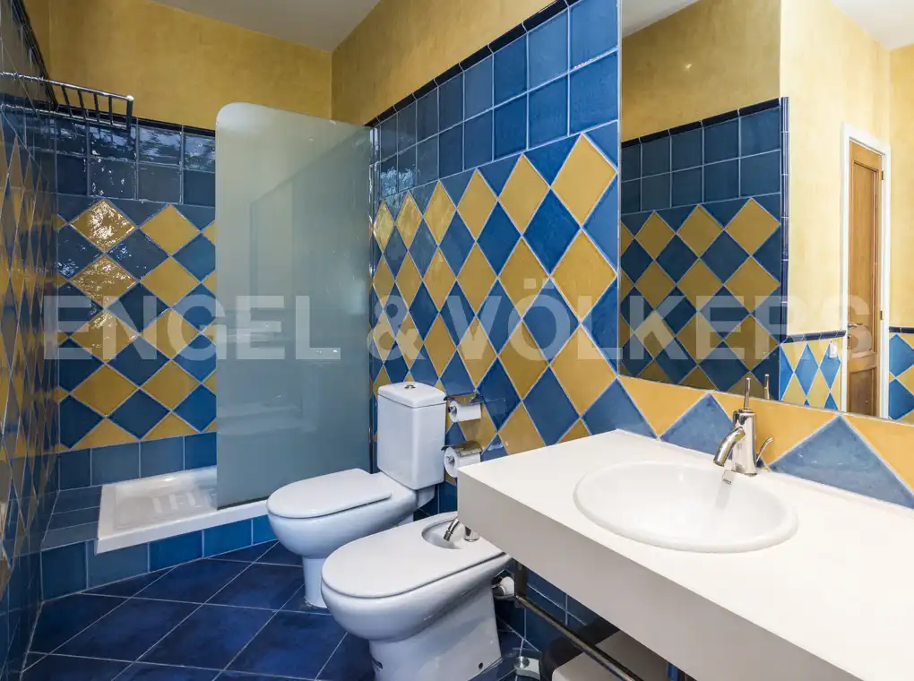 Baño de Casa o chalet en venta en Barcelona con Aire acondicionado, Calefacción y Parquet