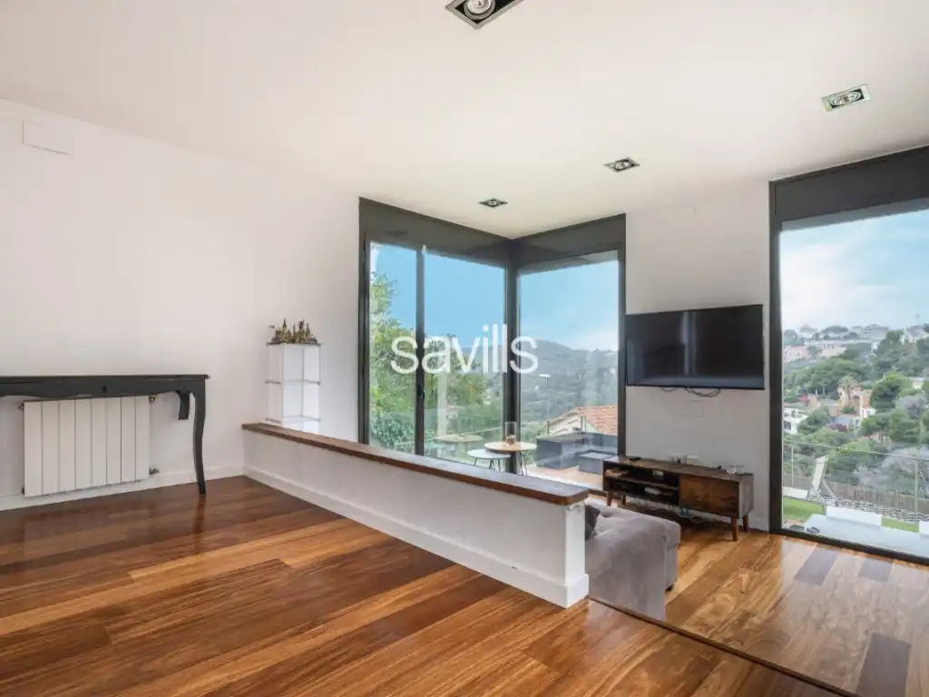 Sala de estar de Casa o chalet de alquiler en Barcelona con Horno