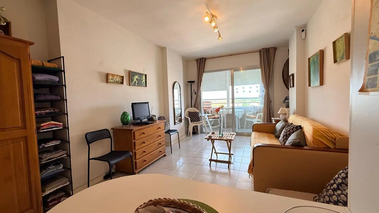 Sala d'estar de Apartament en venda en Empuriabrava amb Terrassa i Balcó
