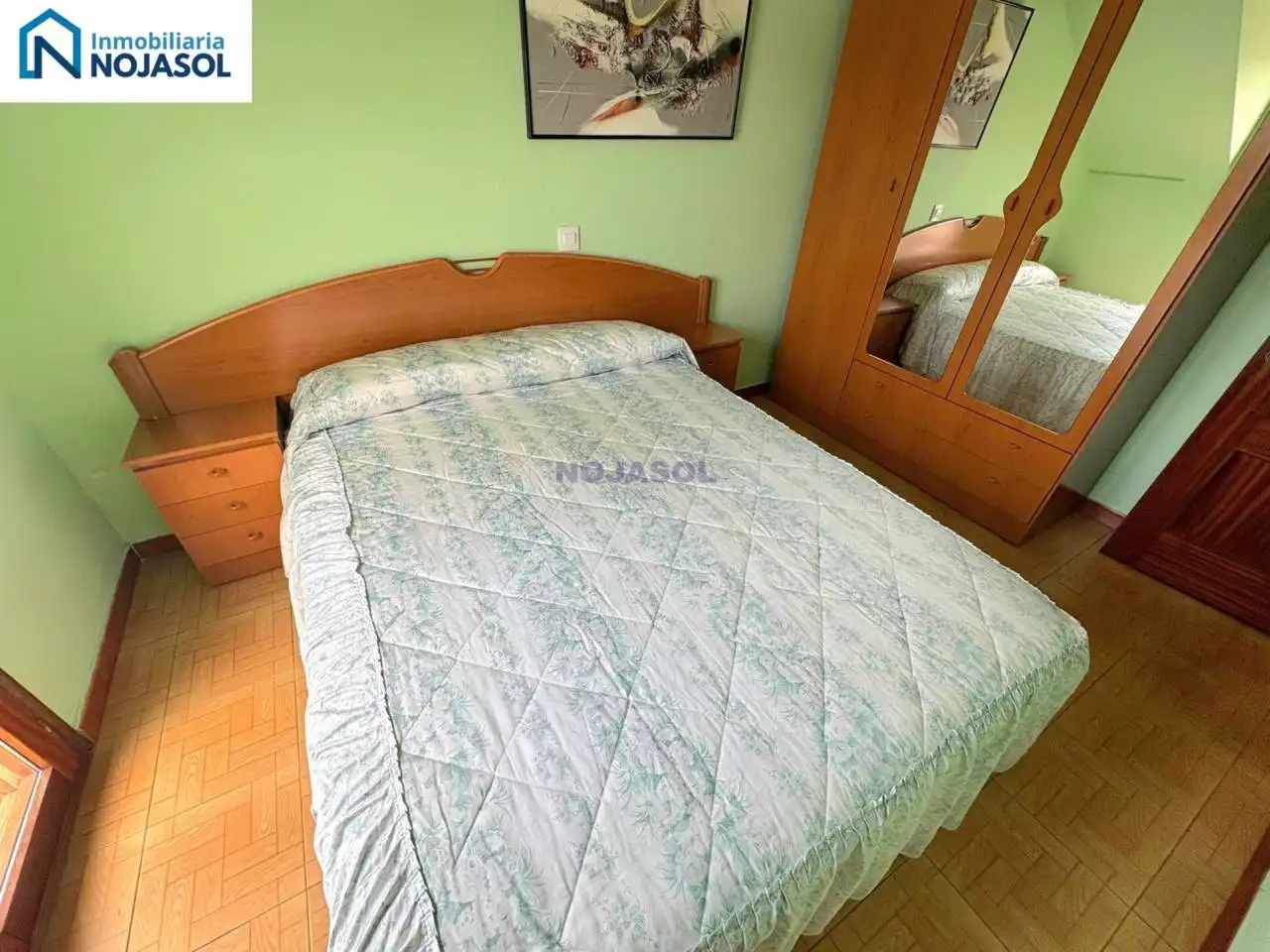 Bedroom of Flat for rent in Noja  with Heating, Terrace and Furnished