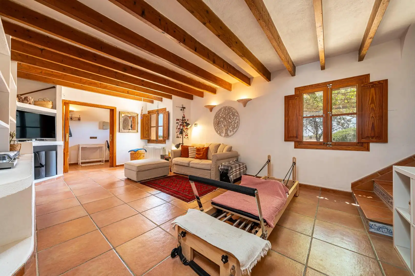 Sala d'estar de Finca rústica en venda en Campos