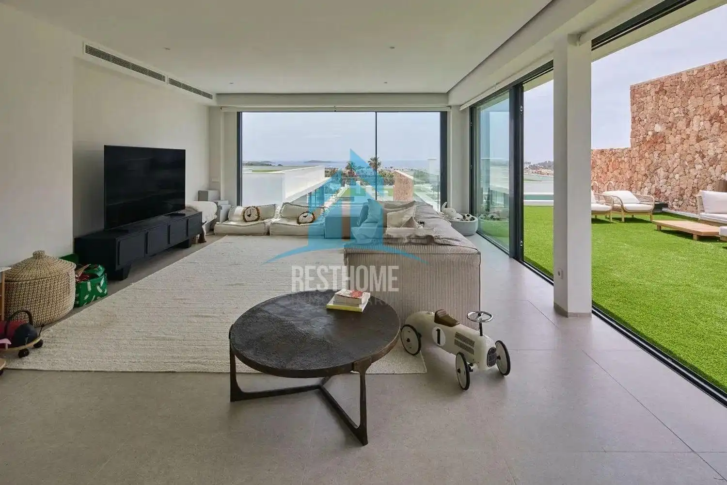 Sala de estar de Casa o chalet en venta en Eivissa con Aire acondicionado, Calefacción y Jardín privado