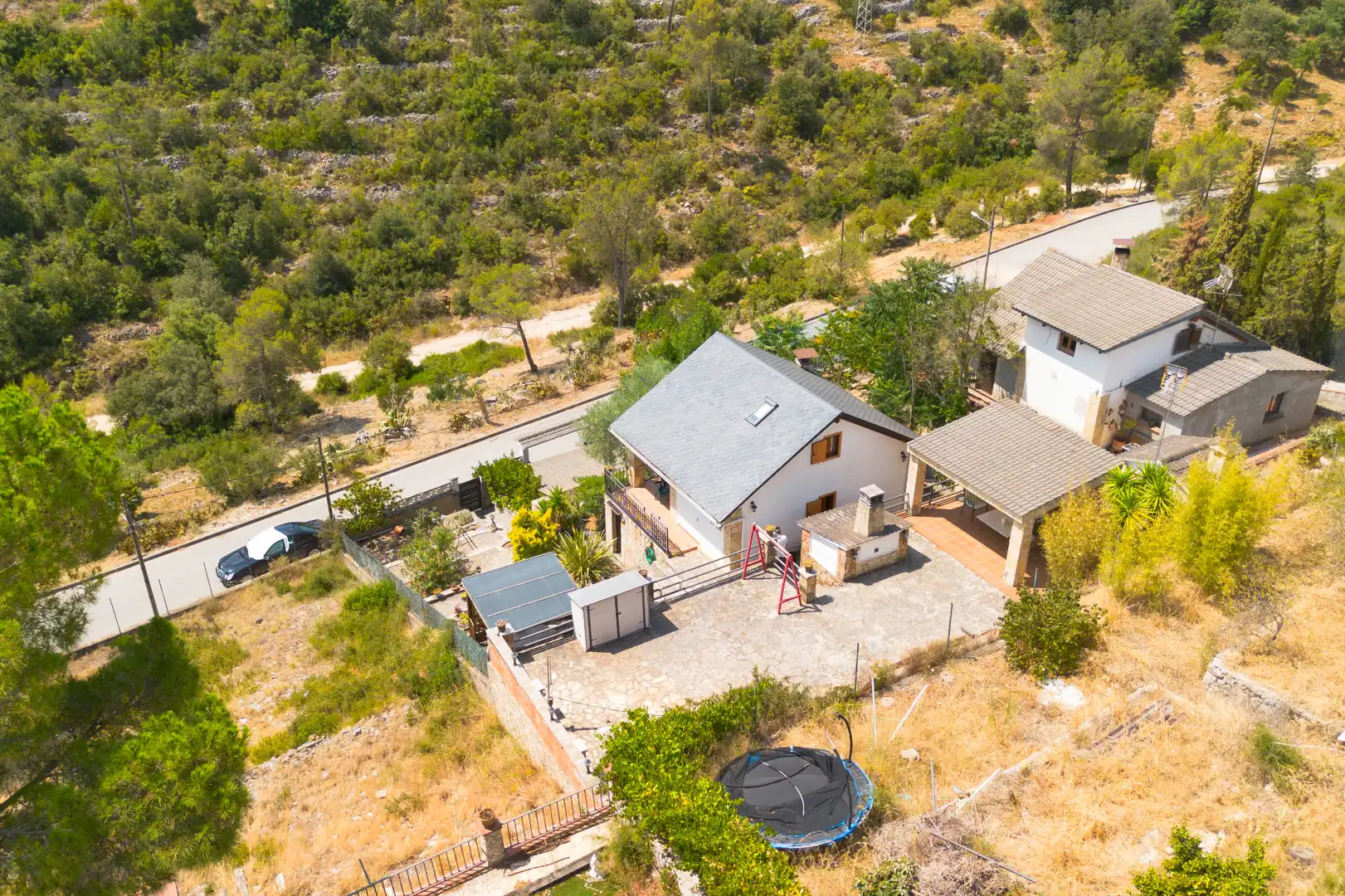 Garten von Country house zum Verkauf in La Torre de Claramunt mit Privatgarten, Terrasse und Möbliert
