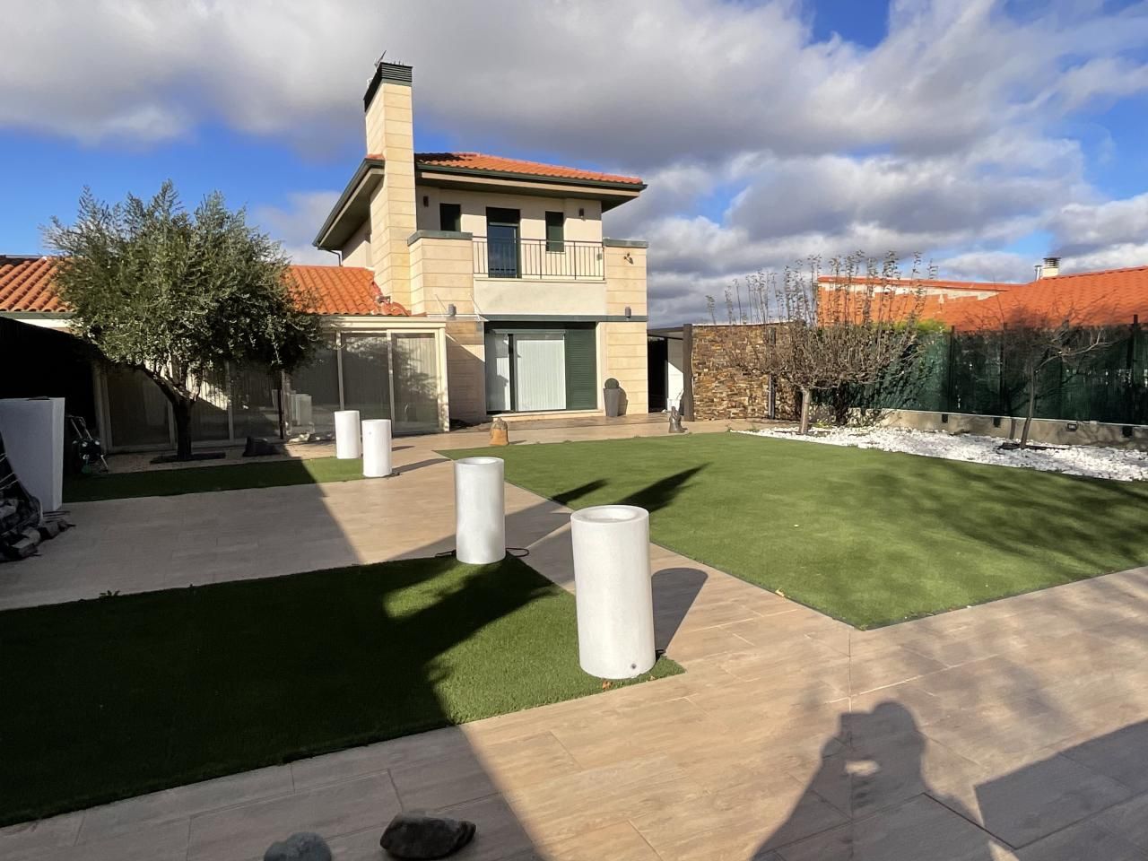 Terrace of Single-family semi-detached for sale in Cirueña  with Heating, Private garden and Parquet flooring