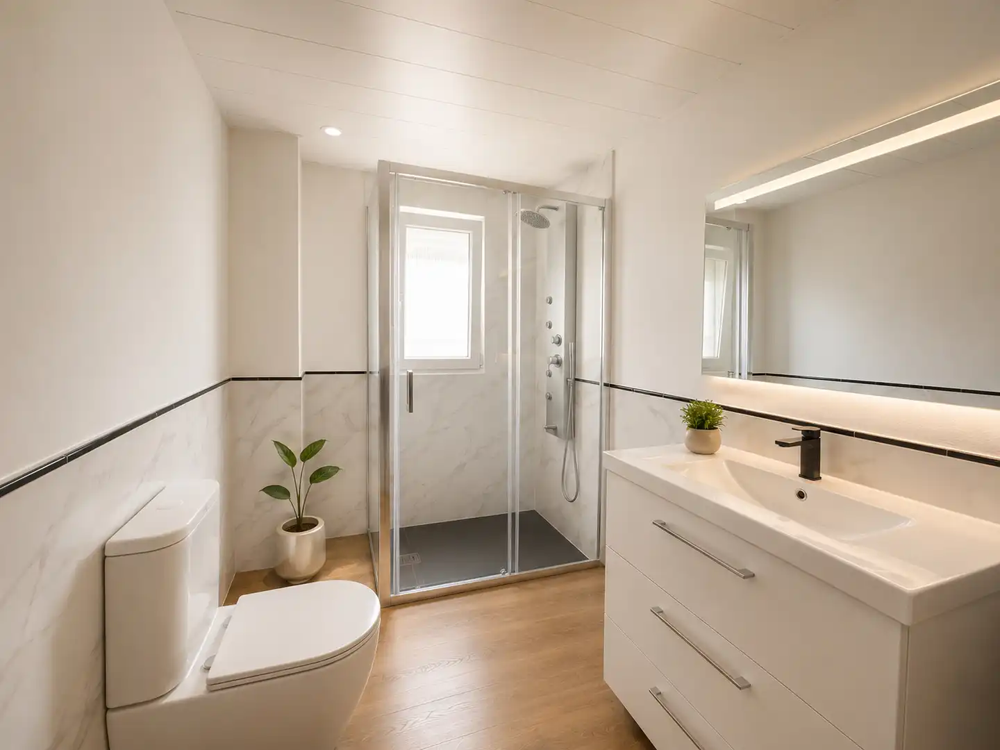 Baño de Casa adosada en venta en Arganda del Rey con Aire acondicionado, Calefacción y Horno