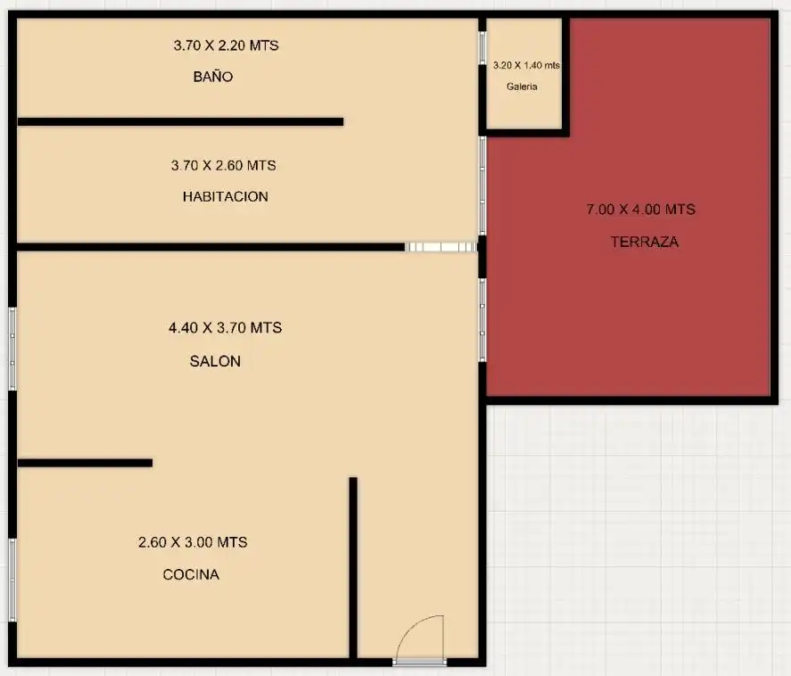 Ático en venta en Benetússer con Terraza y Jacuzzi