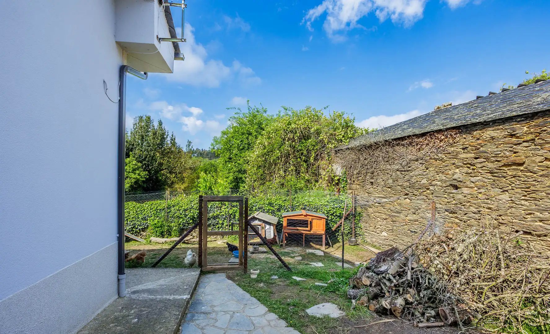 Jardín de Casa o chalet en venta en Pol con Amueblado