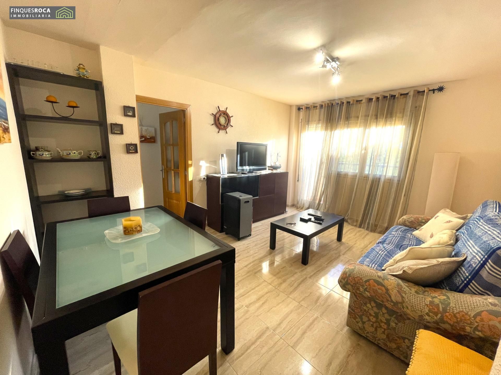 Living room of Flat for sale in Sant Carles de la Ràpita  with Terrace, Balcony and Alarm