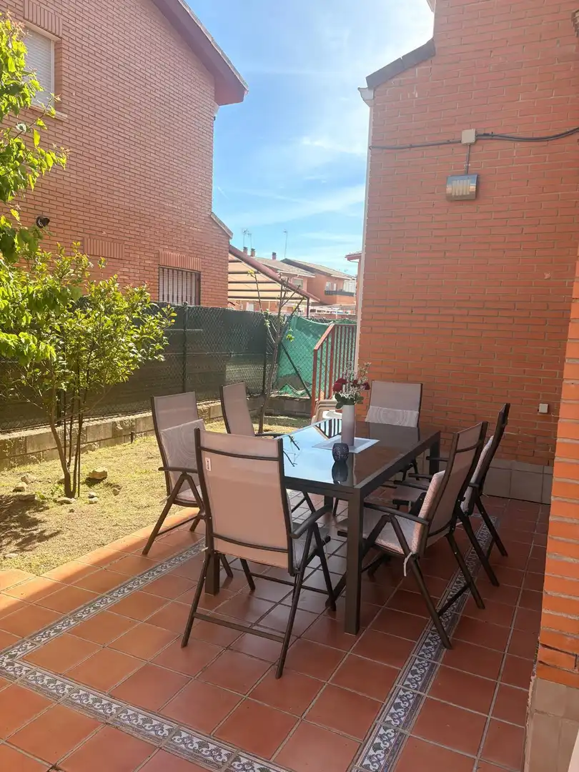 Terrace of Detached homes for sale in Villa del Prado  with Heating, Private garden and Storage room