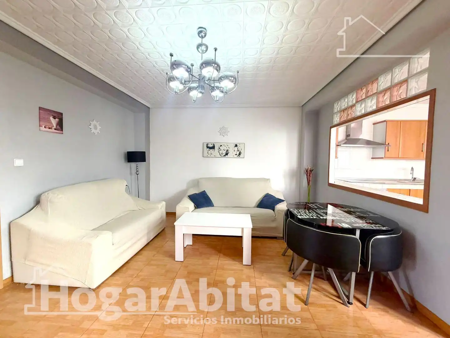 Sala d'estar de Pis en venda en Sagunto / Sagunt amb Aire condicionat i Balcó