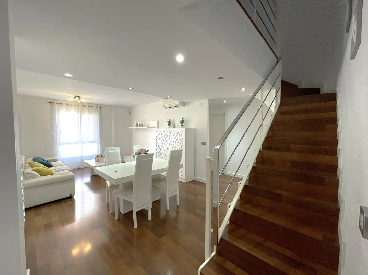 Comedor de Piso de alquiler en Beniparrell con Aire acondicionado, Parquet y Terraza