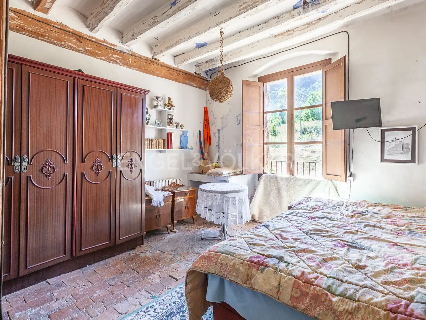 Bedroom of Country homes for sale in La Nou de Berguedà  with Heating, Private garden and Balcony