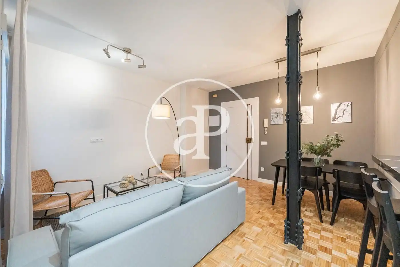 Sala de estar de Piso en venta en Madrid con Aire acondicionado, Calefacción y Amueblado