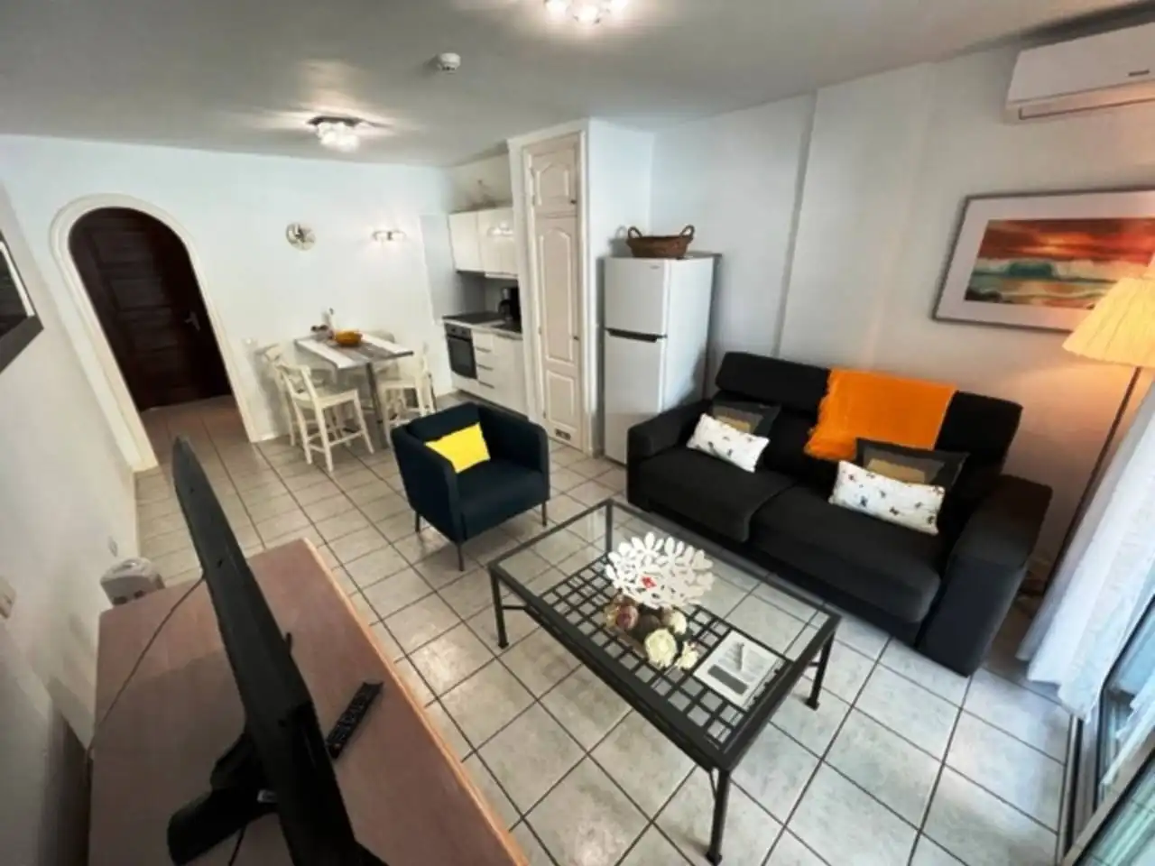 Living room of Flat for rent in Arona  with Air Conditioner, Terrace and Furnished