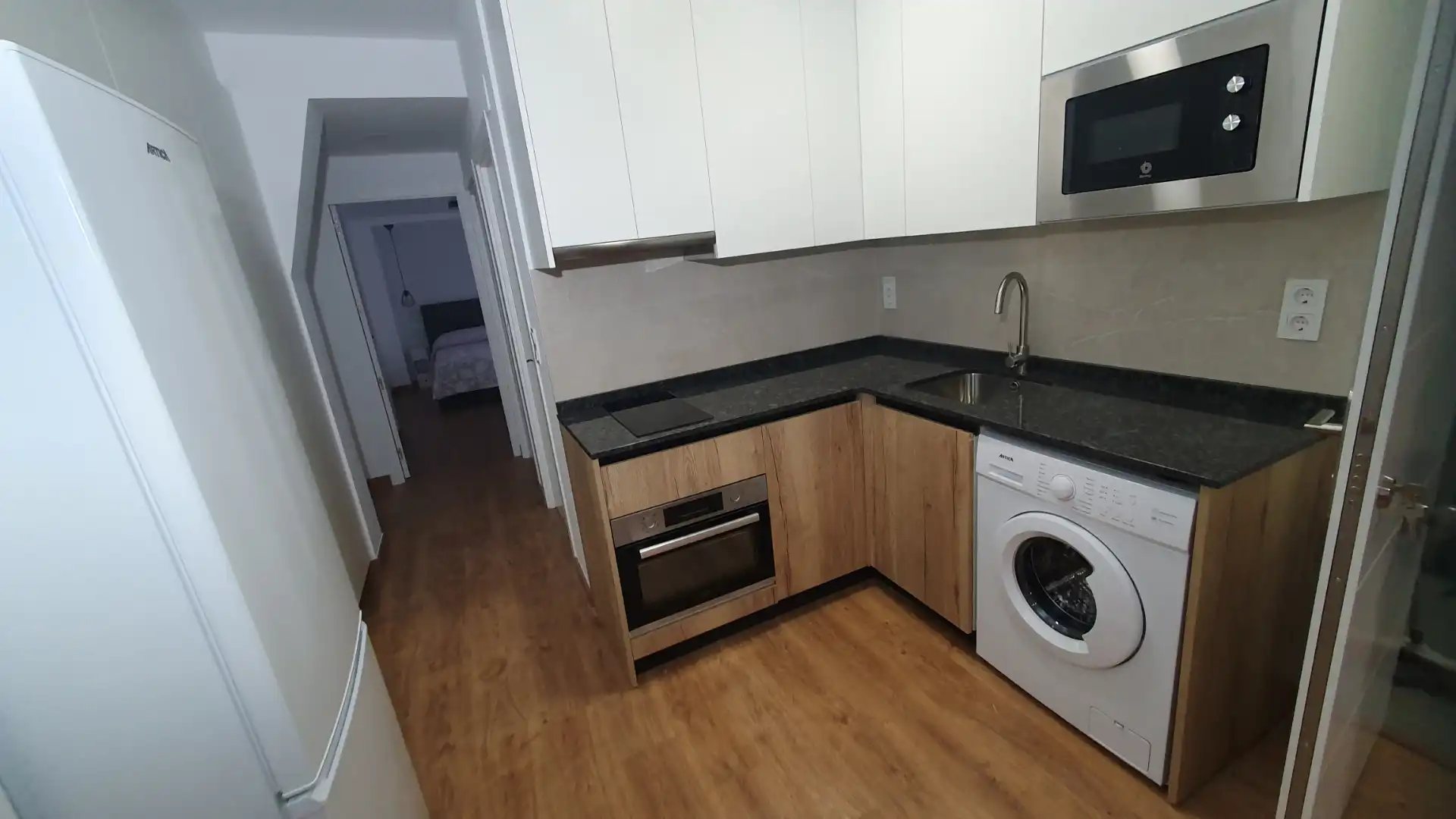 Cocina de Piso de alquiler en Elda con Amueblado y Lavadora