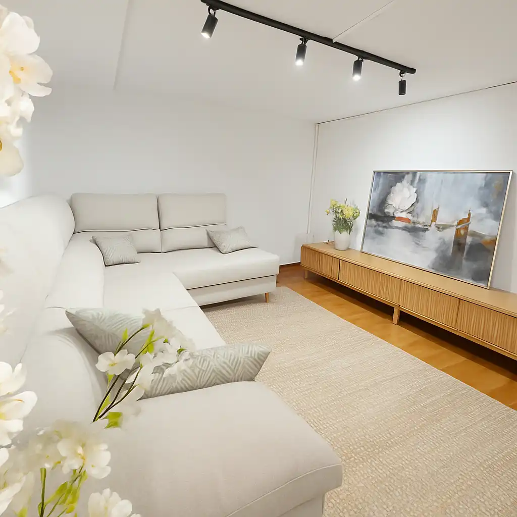 Wohnzimmer von Wohnung zum Verkauf in Barcelona mit Heizung, Parkett und Möbliert