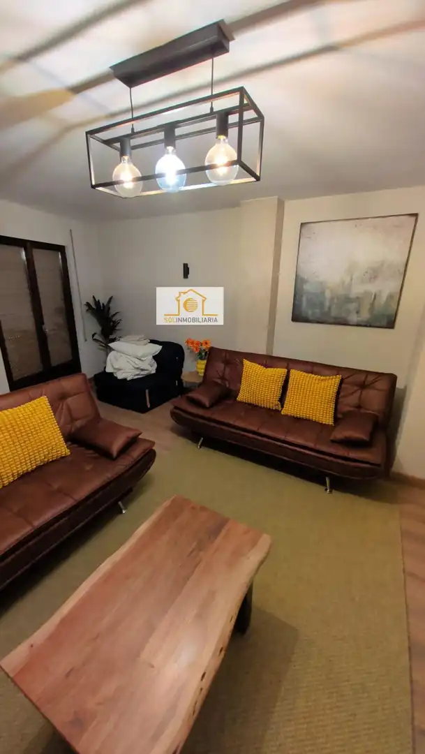 Sala d'estar de Pis en venda en León Capital  amb Calefacció, Parquet i TV