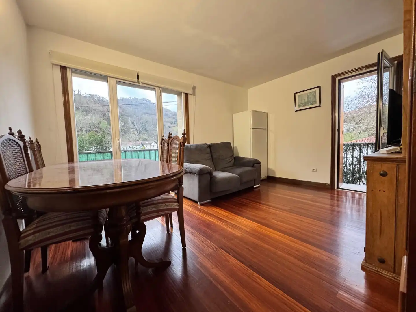 Living room of Flat for sale in Zestoa  with Heating, Terrace and Furnished