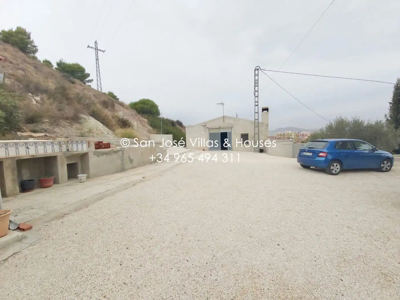 Vista exterior de Casa o xalet en venda en Aspe amb Calefacció i Jardí privat