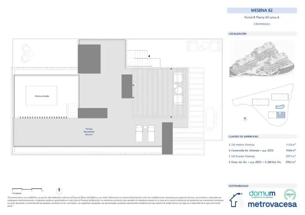 Àtic en venda en  Madrid Capital amb Terrassa, Traster i Piscina