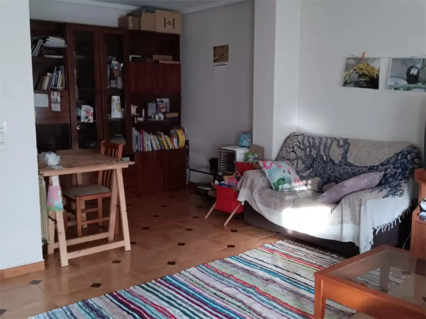 Sala de estar de Piso en venta en Utiel con Amueblado y Balcón