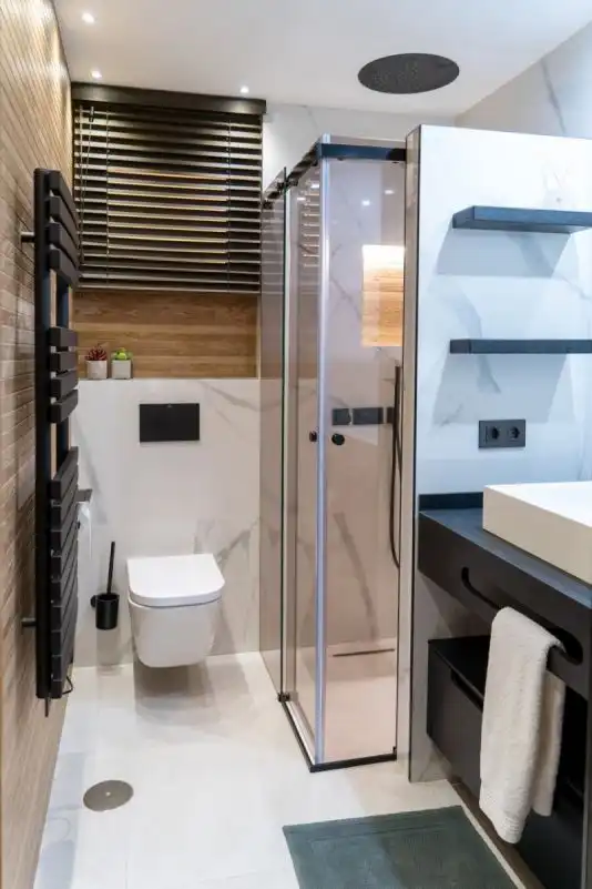 Bany de Apartament en venda en Torrevieja amb Aire condicionat, Calefacció i Jardí privat
