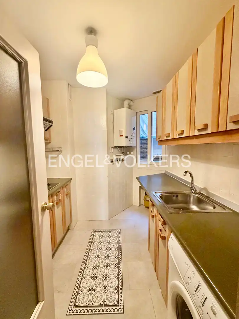 Cocina de Piso de alquiler en Madrid con Aire acondicionado, Calefacción y Parquet