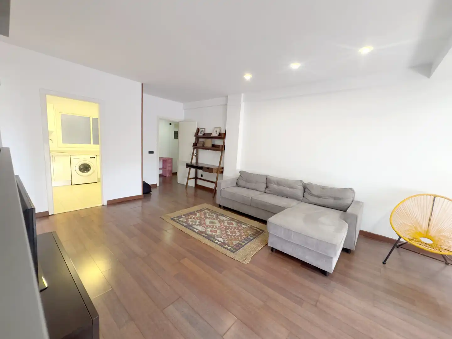 Sala de estar de Piso de alquiler en Las Palmas de Gran Canaria con Aire acondicionado, Calefacción y Parquet