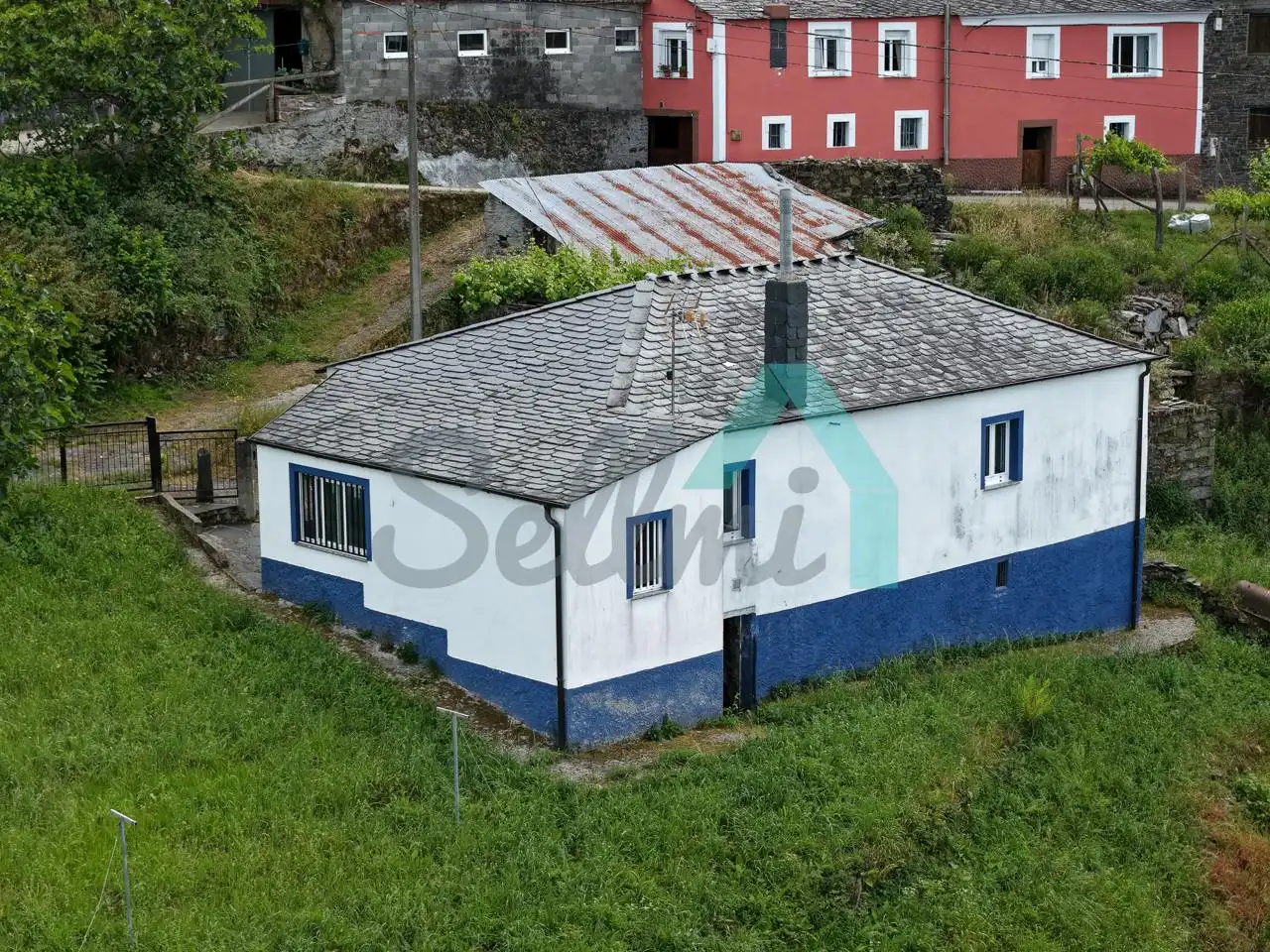 Vista exterior de Casa o chalet en venta en Grandas de Salime con Jardín privado y Parquet