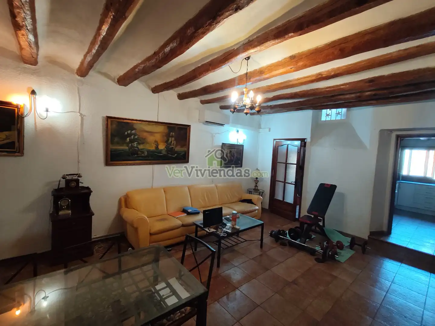 Sala de estar de Casa adosada en venta en Sant Esteve Sesrovires, Barcelona