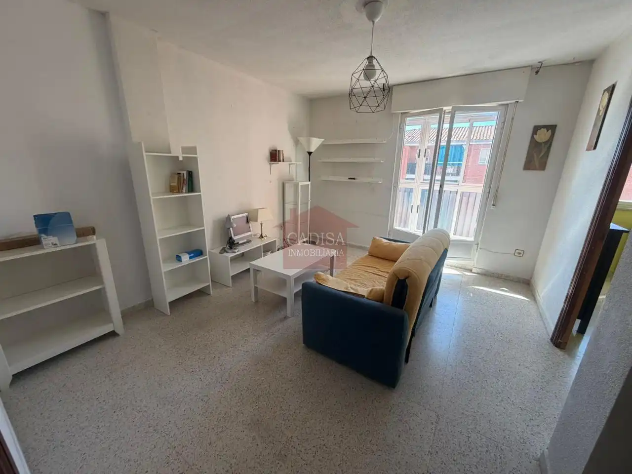 Sala d'estar de Pis de lloguer en Terradillos amb Calefacció, Moblat i Balcó