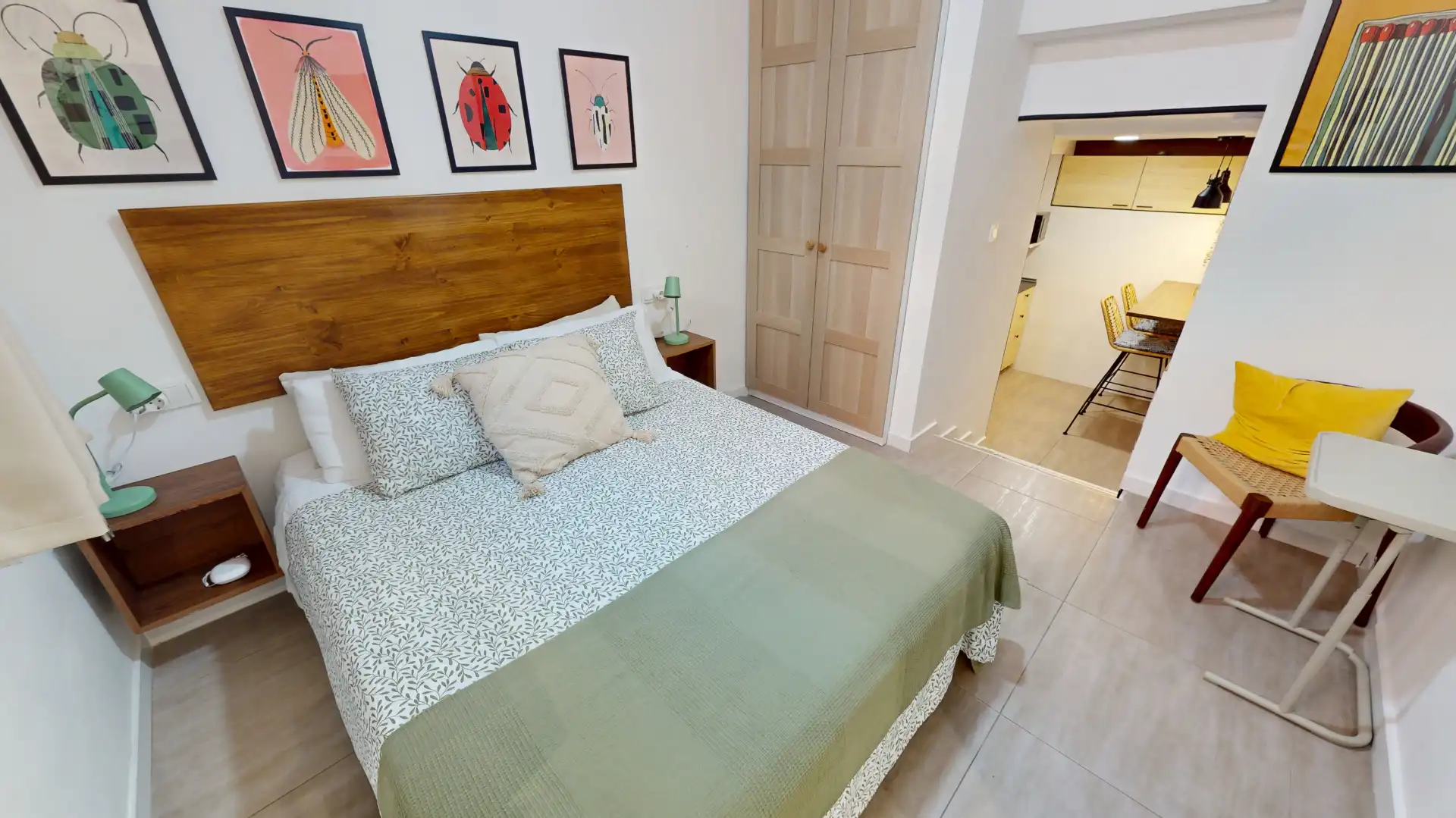 Schlafzimmer von Erdgeschoss zum Verkauf in Alicante / Alacant mit Möbliert