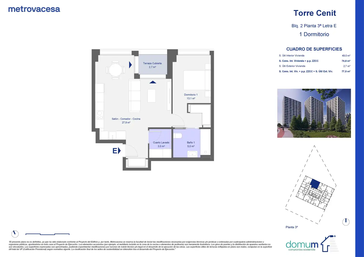 Neubau-Wohnung zum Verkauf in Parcela F (F) San Pedro de Visma (A Coruña), imagen 2