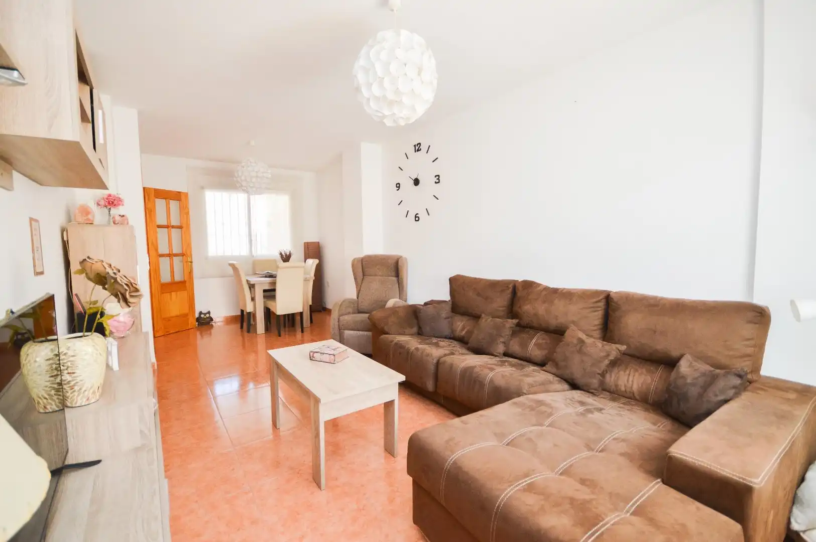 Wohnzimmer von Haus oder Chalet zum Verkauf in Huércal de Almería mit Klimaanlage, Heizung und Terrasse