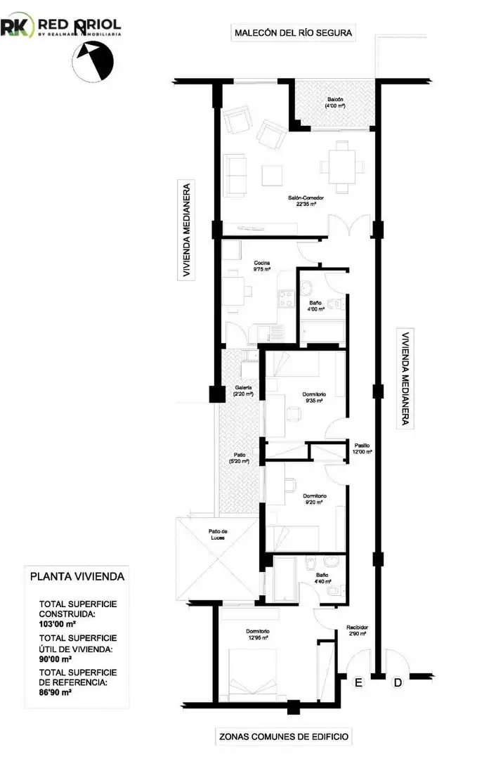 Piso con terraza en venta en Calle OBISPO ROCAMORA, imagen 35