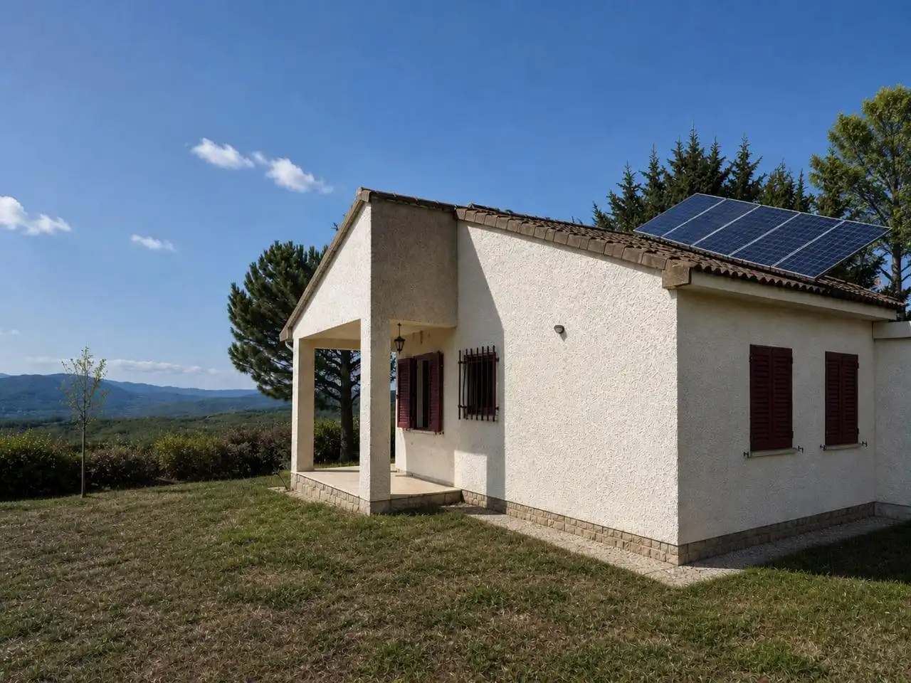 Vista exterior de Casa o chalet en venta en Berzosa del Lozoya con Calefacción, Jardín privado y Terraza