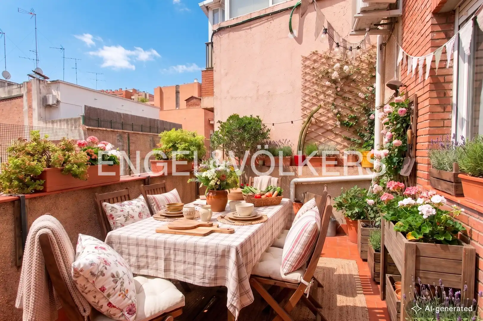Terrace of Flat for sale in Barcelona  with Air Conditioner, Heating and Parquet flooring
