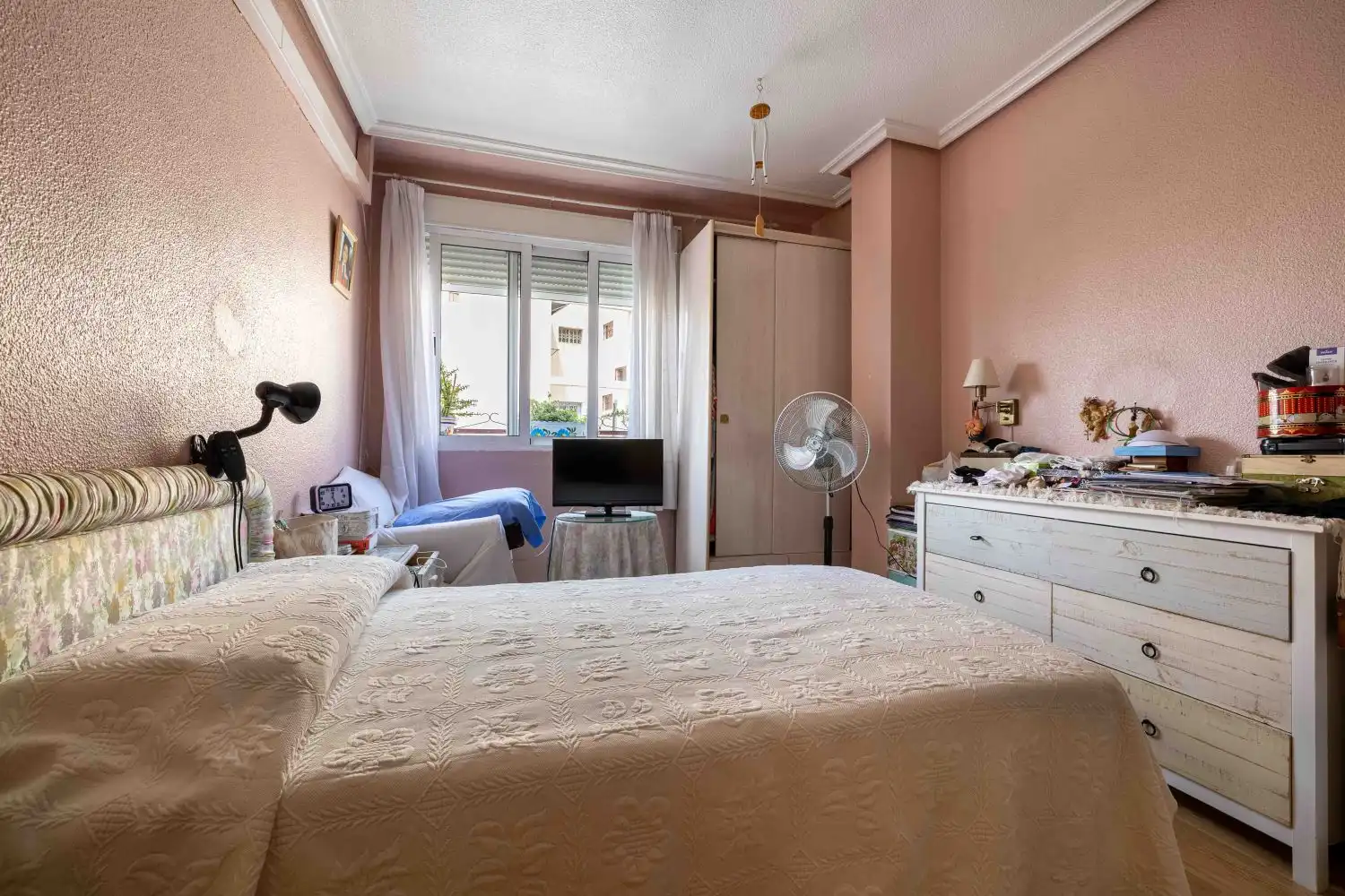 Bedroom of Flat for sale in Murcia  with Air Conditioner, Parquet flooring and Storage room
