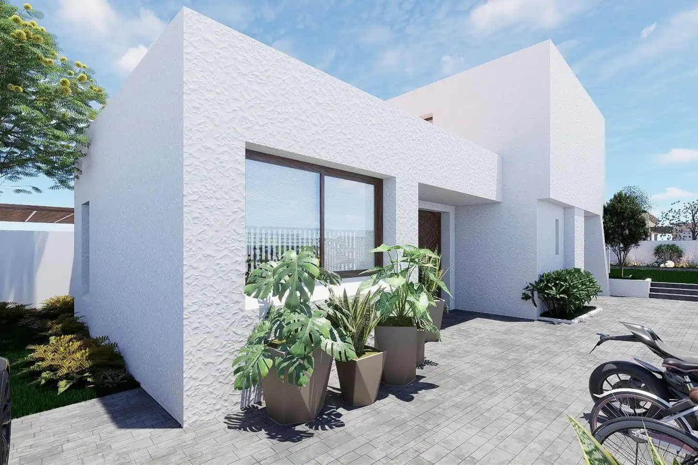 Vista exterior de Casa adosada en venta en Sant Pere de Ribes con Aire acondicionado, Calefacción y Jardín privado