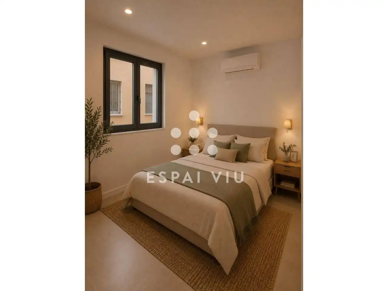 Schlafzimmer von Haus oder Chalet zum Verkauf in Sabadell mit Heizung und Privatgarten
