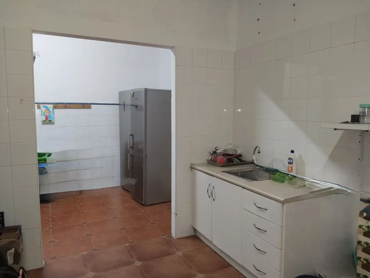 Cuina de Local de lloguer en Cartagena amb Aire condicionat i Parquet